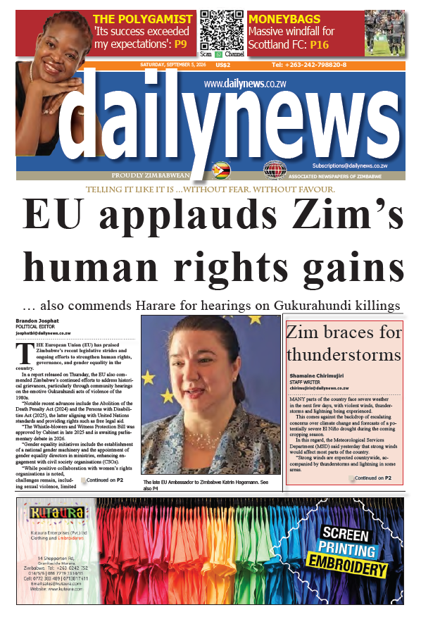 Saturday 5 September 2026